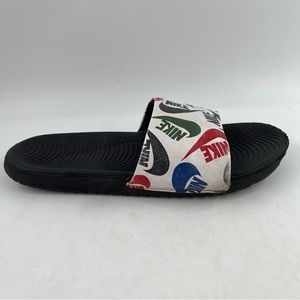 Nike Men’s Benassi JDI Print Multicolor Graphic Print Slip On  Slides Sandals